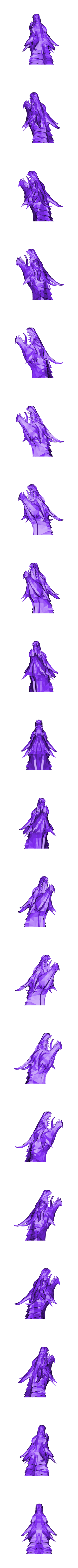 swamp.stl Trofeo Skyrim Swamp Dragon wall