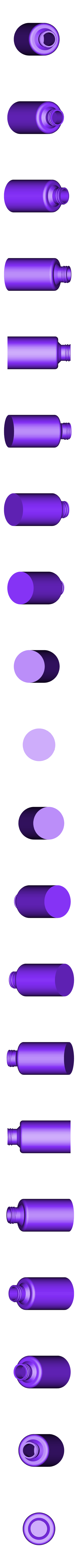 bottle_flat-shoulder.stl Bottles and screw cap