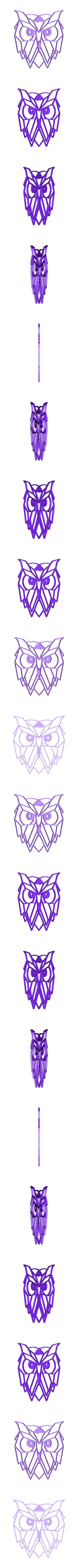 Owl2.stl Owl Wall Sculpture 2D