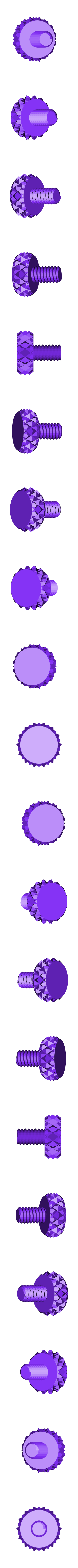 camera_screw.stl Vis de caméra personnalisable (vis de pouce)