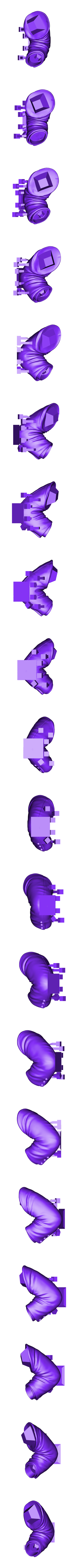 Sleeve_left.stl Смелые машины: Мистер Уолтерснап