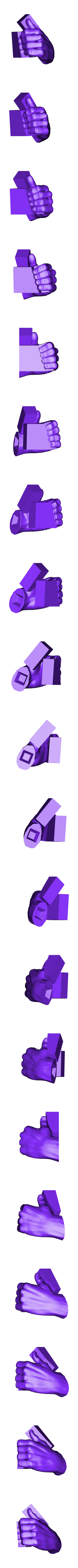 Hand_left.stl Смелые машины: Мистер Уолтерснап