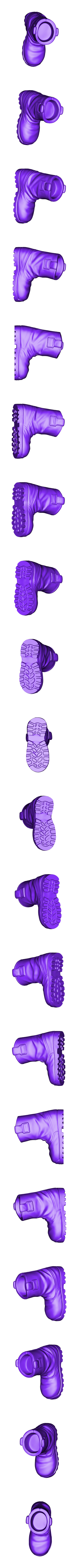 Boot_left.STL Nova personagem Margo: Tom Baker