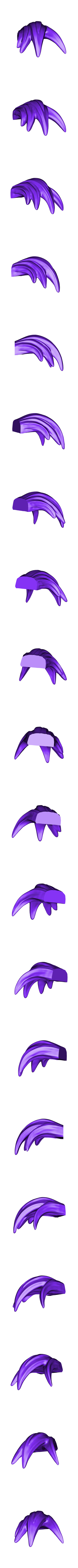 HairB.STL Nova personagem Margo: Tom Baker