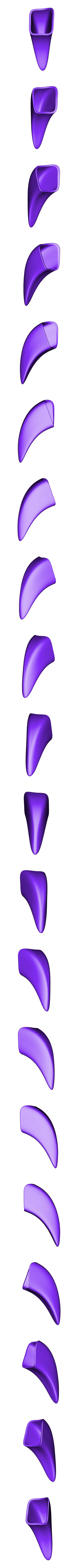 Horn_Right.stl "Fies wie die Hölle"-Hundehelm