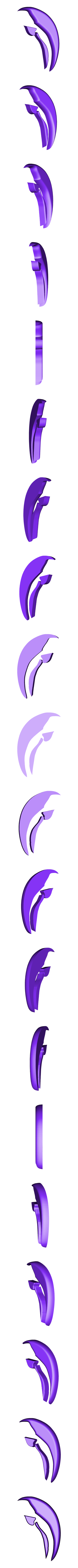 white.stl Llavero 2-Color Dolphin (Remix)