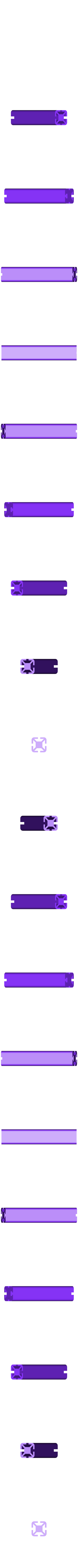 100mm_Beam.stl 20mm Plastic T-Slot