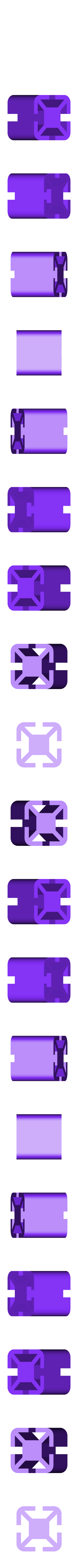 20mm_Test_Beam.stl 20mm Plastic T-Slot
