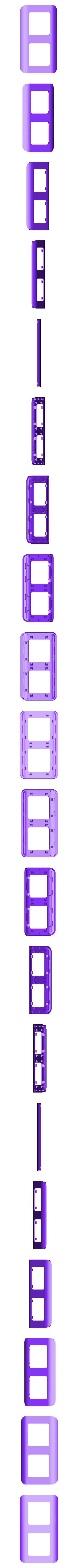 CachePrise.stl Placa de cubierta Placa de cubierta de doble zócalo