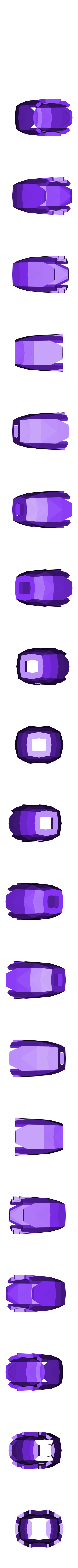 lowpoly_knight_03_cloak.stl Hollow Knight - Lowpoly Knight