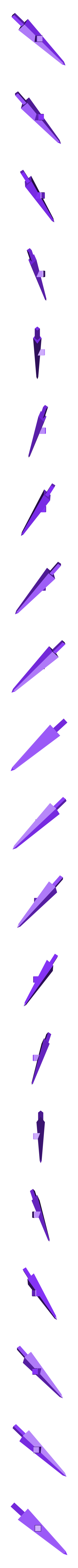 lowpoly_knight_03_nail.stl Hollow Knight - Lowpoly Knight