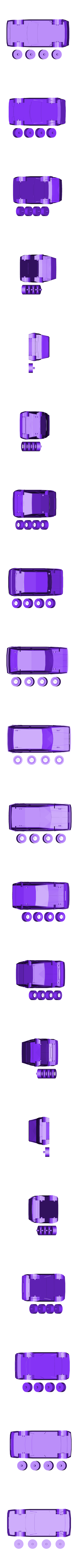 FIAT_UNO.stl Fiat Uno Low Ploy