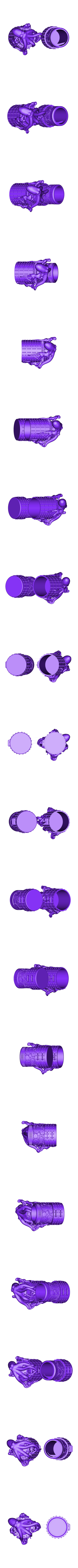 Box_Octopus_AM.stl steampunk box octopus, steampunk box