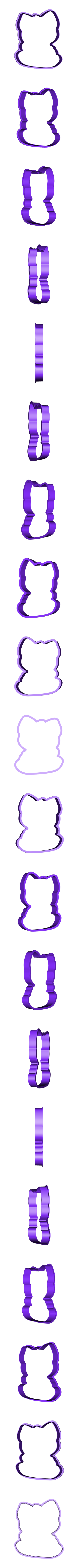 Свинка с подарком вырубка.stl A set of pigs for the stamp + cutting for cookies