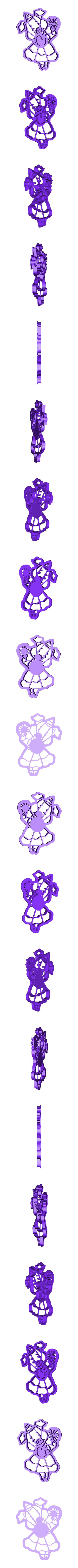 Свинка с фейерверком штамп.stl A set of pigs for the stamp + cutting for cookies