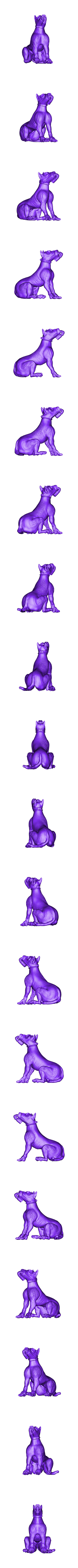 DOG_STL_4.stl Perros de guerra x3