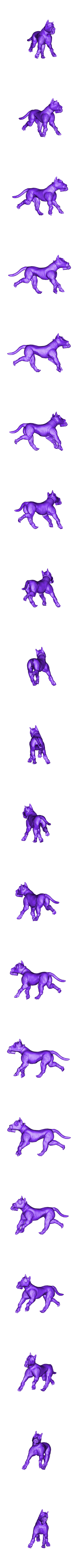 DOG_STL_3.stl Perros de guerra x3
