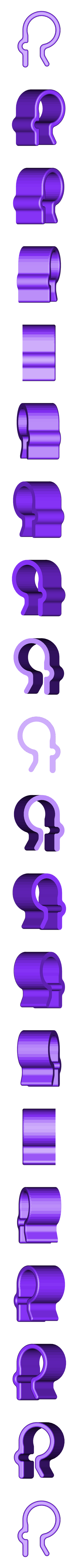 PLA-Spool-Clip-L.stl Flexible PLA spool clip (1.75mm)