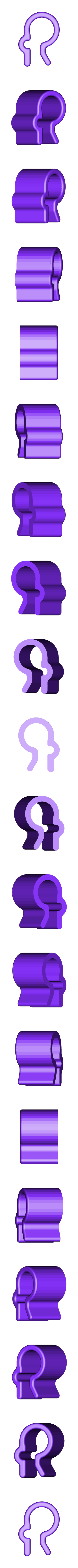 PLA-Spool-Clip-S.stl Flexible PLA spool clip (1.75mm)