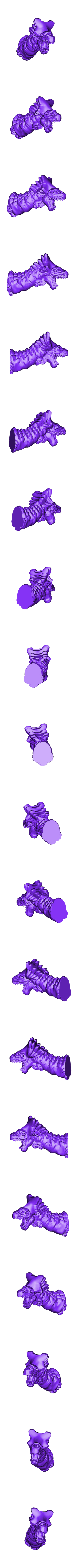 ForestDragonHead.stl Walddrache (Redux)