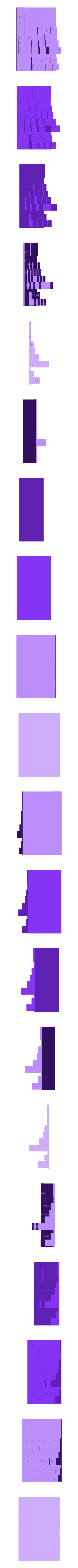 new_Braille_density_table2Cut1.stl Tabela periódica Braille melhorada (densidade)
