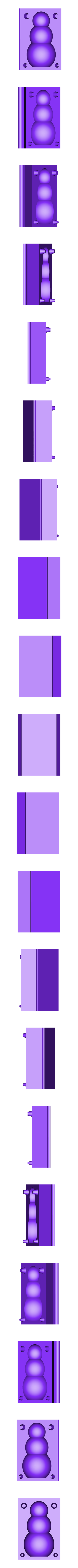 snowman_maker_left_side.STL Snowman maker (add two ball snowman)