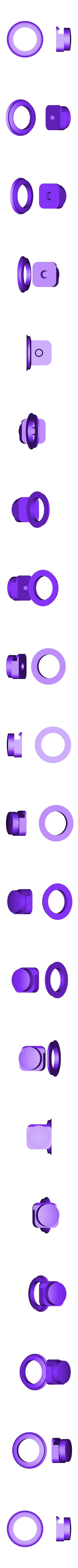 Button__white_.stl Pokeball (mit Deckel zum Öffnen per Knopfdruck)