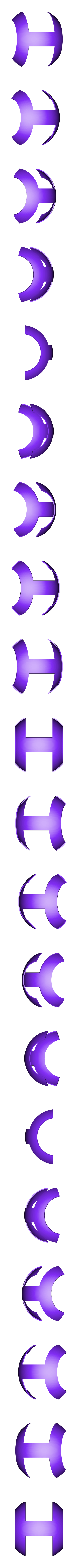 ultraball_part2.stl Pokeball (mit Deckel zum Öffnen per Knopfdruck)