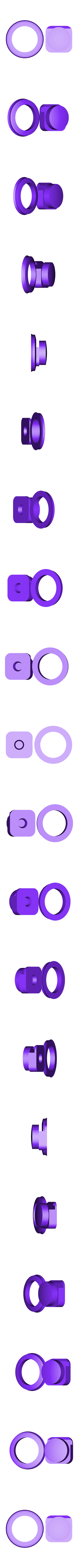 Button__white_80.stl Pokeball (mit Deckel zum Öffnen per Knopfdruck)