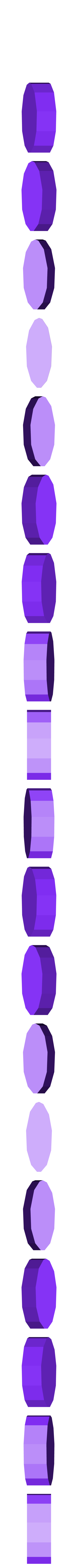 button.stl Contador de vida con trinquete de giro hacia abajo