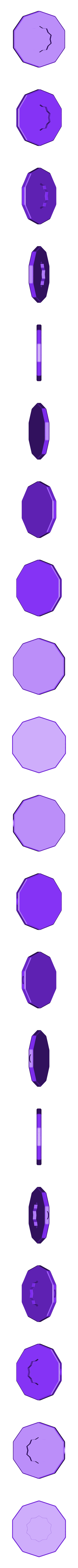 Cap_without_button.stl Contador de vida con trinquete de giro hacia abajo