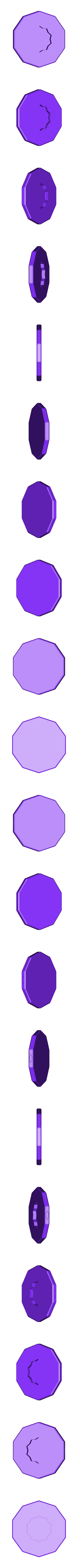 Cap_and_Button.stl Contador de vida con trinquete de giro hacia abajo