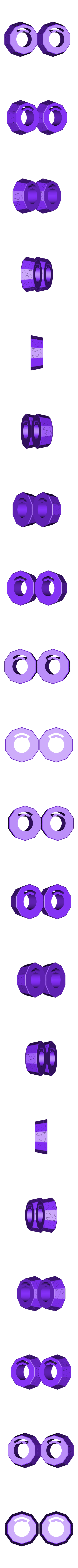 Dials_with_numbers.stl Contador de vida con trinquete de giro hacia abajo