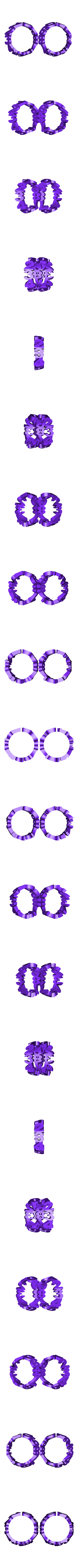 numbers.stl Contador de vida con trinquete de giro hacia abajo