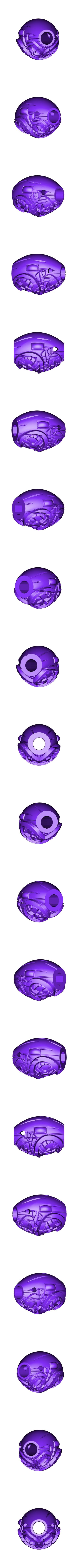 tiki-cannibal01ge.STL Colgantes Cabeza Tiki