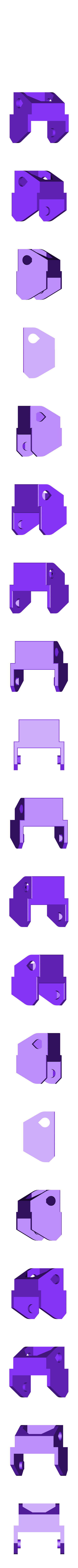 New_Cable_Chain.stl Replicator Dual X Axis Cable Chain With Support Track