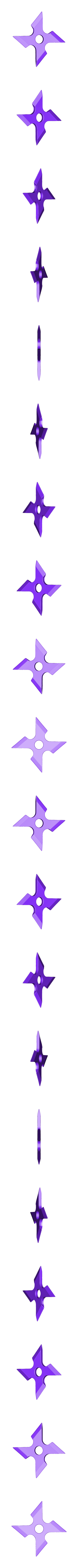 4Star-shuriken A.stl Shuriken 4 Blade set 3D print model