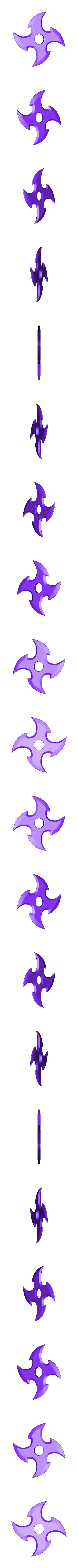 4Star-shuriken C.stl Shuriken 4 Blade set 3D print model