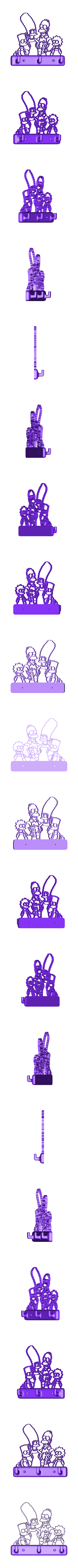 porte-manteau.simpson.stl The simpson family coat hook