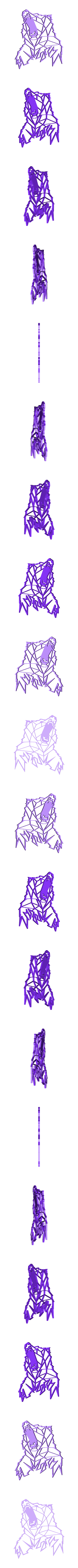 29.bear.stl Bear Wall Sculpture 2D