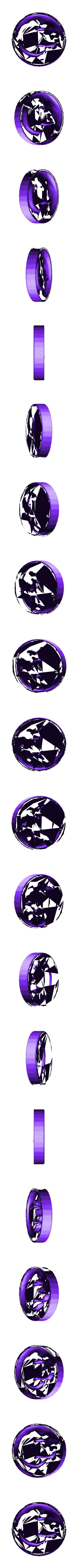 fire_token_Earth_Asunder.stl Efecto Tokens Fuego Escudo contra el veneno Enfurecimiento