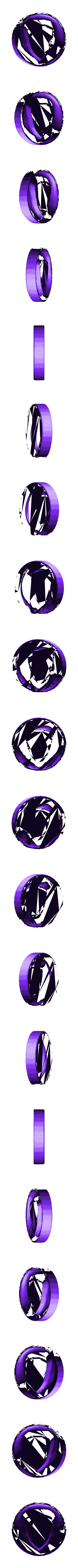 shield_token_Earth_Asunder.stl Efecto Tokens Fuego Escudo contra el veneno Enfurecimiento