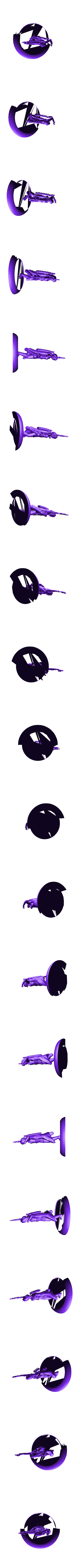 female archer with base.stl Arqueiro