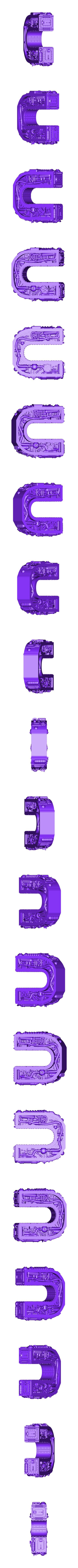 Letter_U_Alphonse_Marcel_01.stl Steampunk Letter C.U.L.T.S