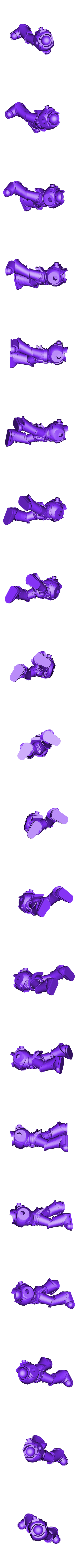 body.stl Железный воин кочевников