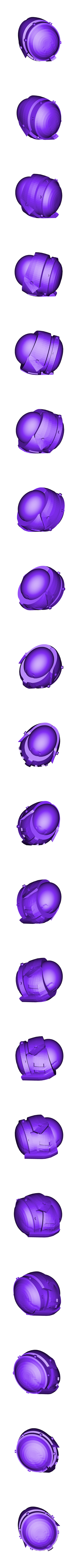 head.stl Железный воин кочевников