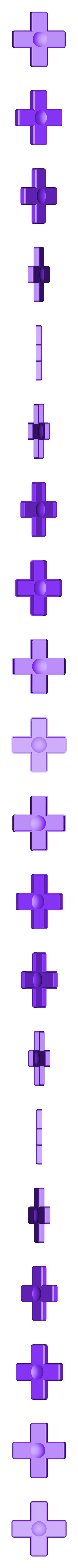 Cross.stl Imán de botón de Gameboy