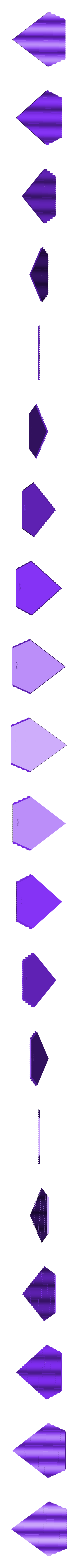 BACK_WALL.STL Ramshackle Birdhouse