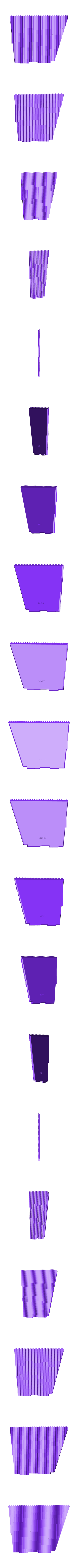 ROOF_RIGHT.STL Ramshackle Birdhouse