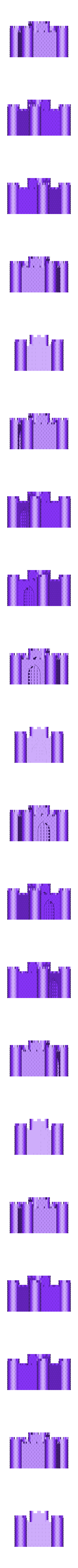 Broc_Castle.stl Four Tower Castle with Keep